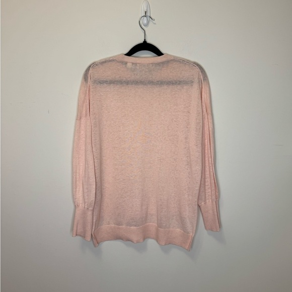 Ted Baker Linen Blend Nicci Jumper Pink Size 4 - Picture 4 of 9
